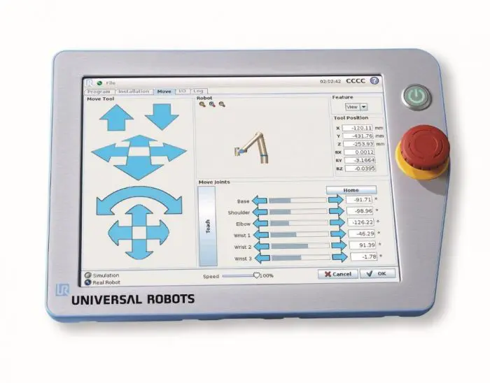 contrôleur pour CONDUITE robot UR CB3