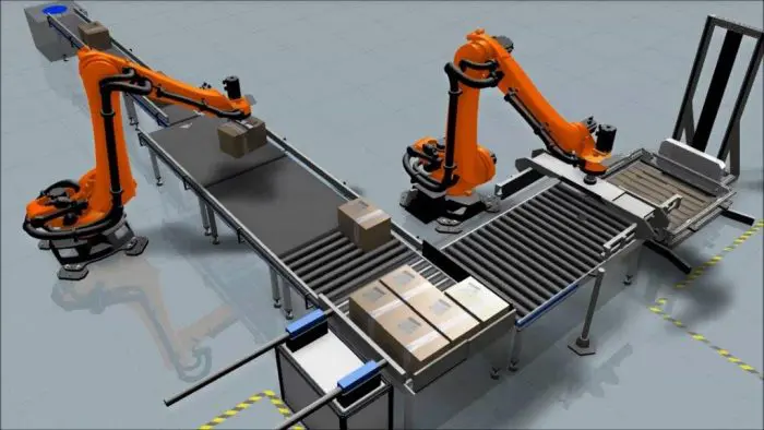 illustration logiciel programmation robotique KUKA SIM PRO