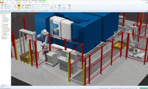 capture d'écran du logiciel robot studio ABB