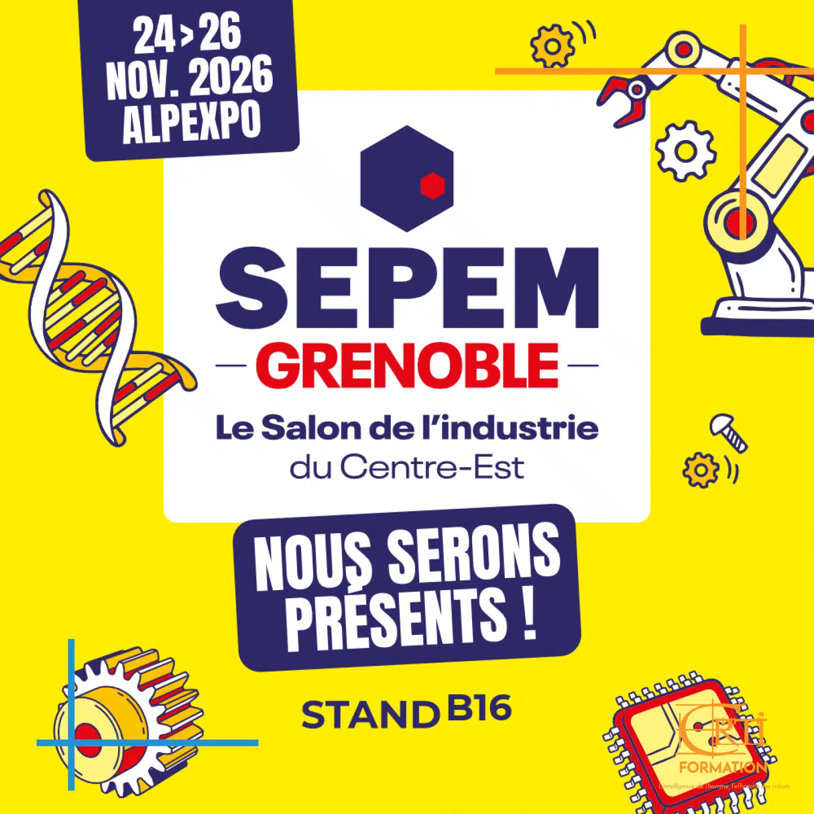 CRTI au Sepem de Grenoble en novembre 2026